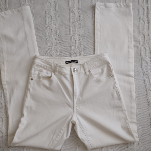Elie Tahari for Bergdorf Goodman White High-waisted Fade Jean Sz. 4 - Picture 2 of 10